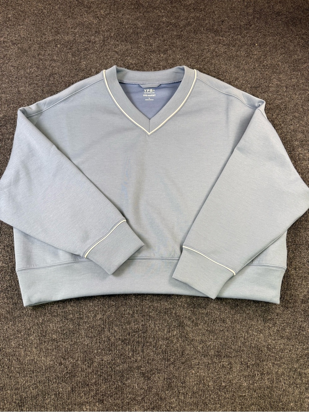 Dusty blue YPB women’s pullover Size Large